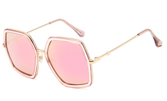 Sunglasses with Oversized Colorful Frames