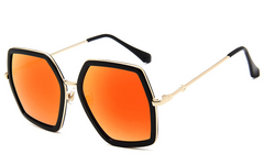 Sunglasses with Oversized Colorful Frames