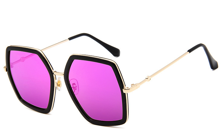 Sunglasses with Oversized Colorful Frames