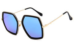 Sunglasses with Oversized Colorful Frames