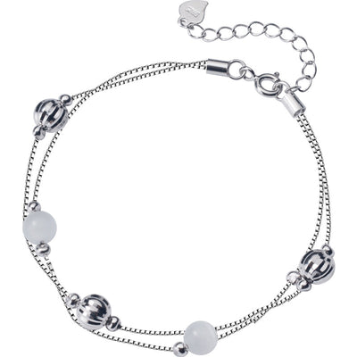 Beaded Bracelet and Cross Chain Jewelry