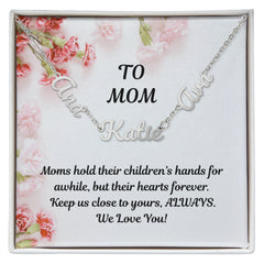 Personalized necklace for Mom
