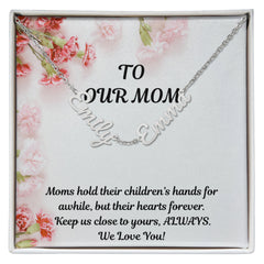 Personalized necklace for Mom