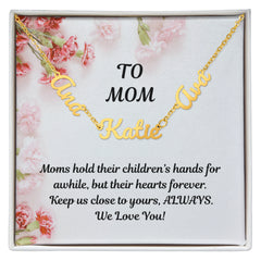Personalized necklace for Mom