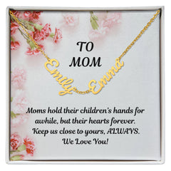 Personalized necklace for Mom