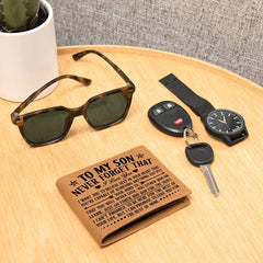 To My Son – Leather Wallet