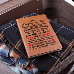 To My Daughter-in-Law Leather Journal