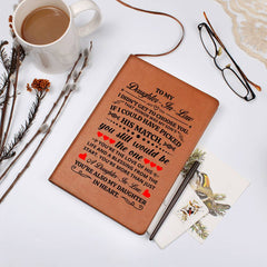 To My Daughter-in-Law Leather Journal