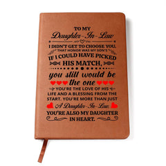 To My Daughter-in-Law Leather Journal