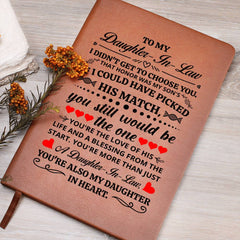To My Daughter-in-Law Leather Journal