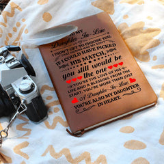 To My Daughter-in-Law Leather Journal
