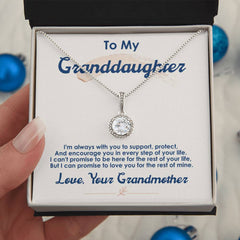 To My Granddaughter Always With You - Eternal Hope Necklace