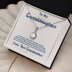 To My Granddaughter Always With You - Eternal Hope Necklace