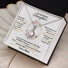 To My Lovely Daughter - Eternal Hope Necklace