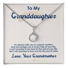 To My Granddaughter Always With You - Eternal Hope Necklace