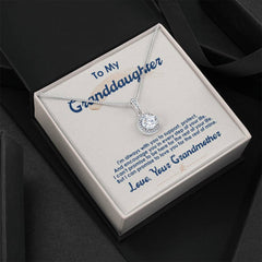 To My Granddaughter Always With You - Eternal Hope Necklace