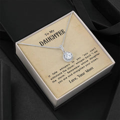 To My Daughter Straighten Your Crown - Eternal Hope Necklace