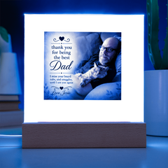 Personalized acrylic plaque