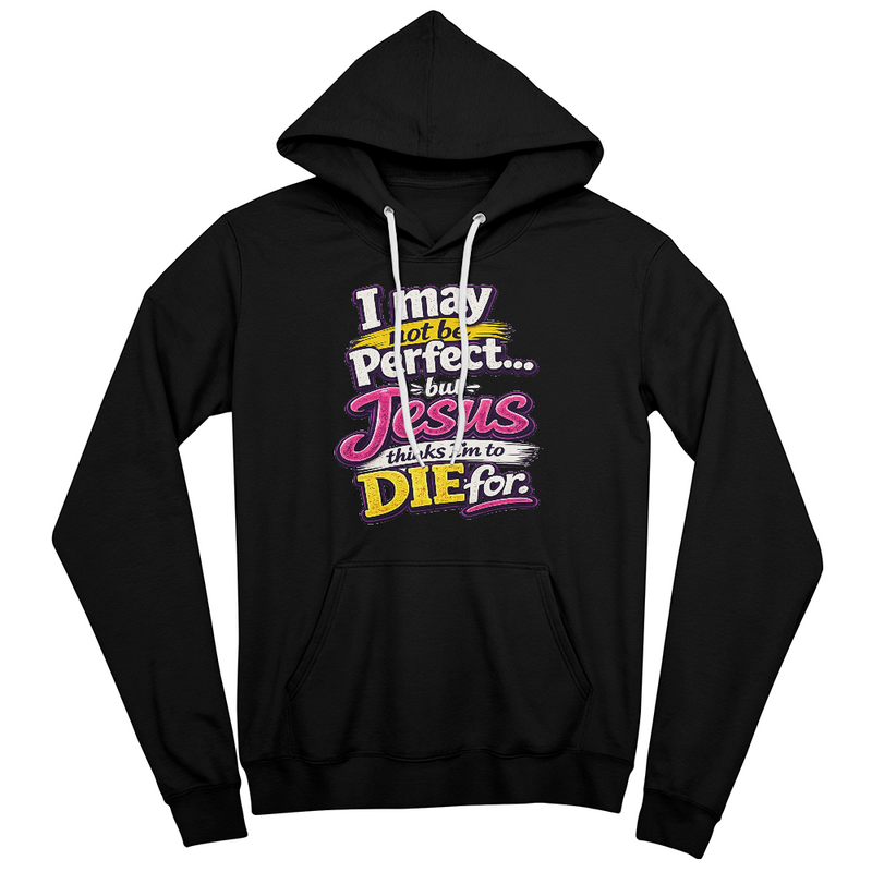 I May Not Be Perfect Fun Hoodie