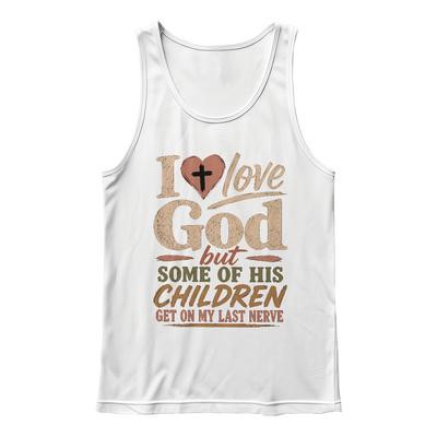 I Love God Heart Tank