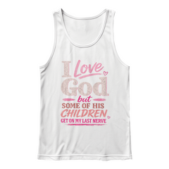 I Love God Pink Tank