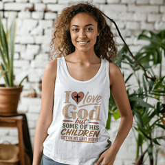 I Love God Heart Tank