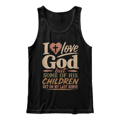 I Love God Heart Tank