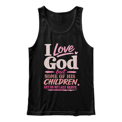 I Love God Pink Tank