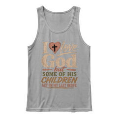I Love God Heart Tank