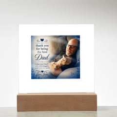 Personalized acrylic plaque