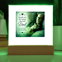 Personalized acrylic plaque